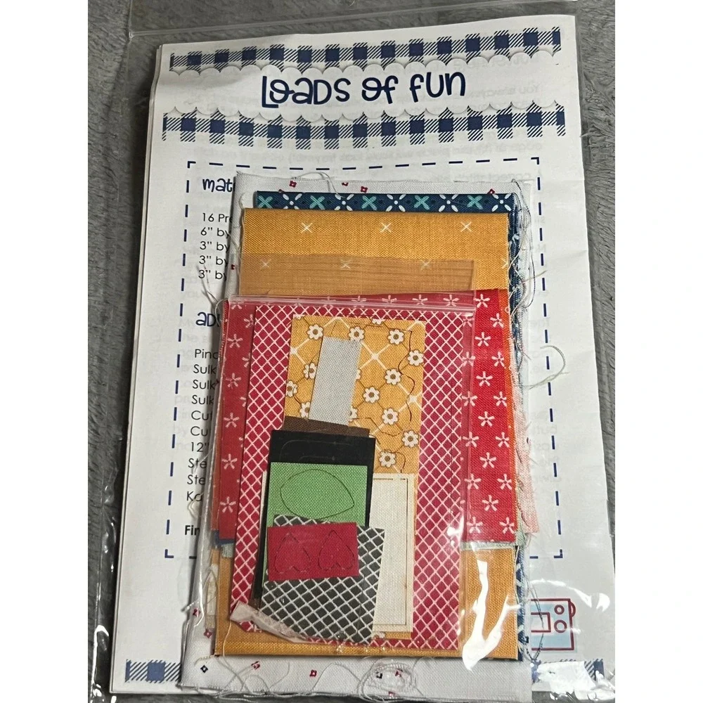 Loads of Fun Pincushion Sewing Kit Vintage Red Truck Sunflower DIY Craft New